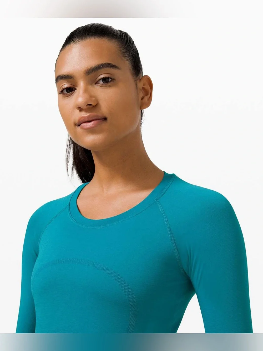 Lululemon Swiftly Tech Long-Sleeve Shirt 2.0 *Waist Length Hawaiian Blue